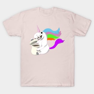 Une licorne bien gourmande T-Shirt